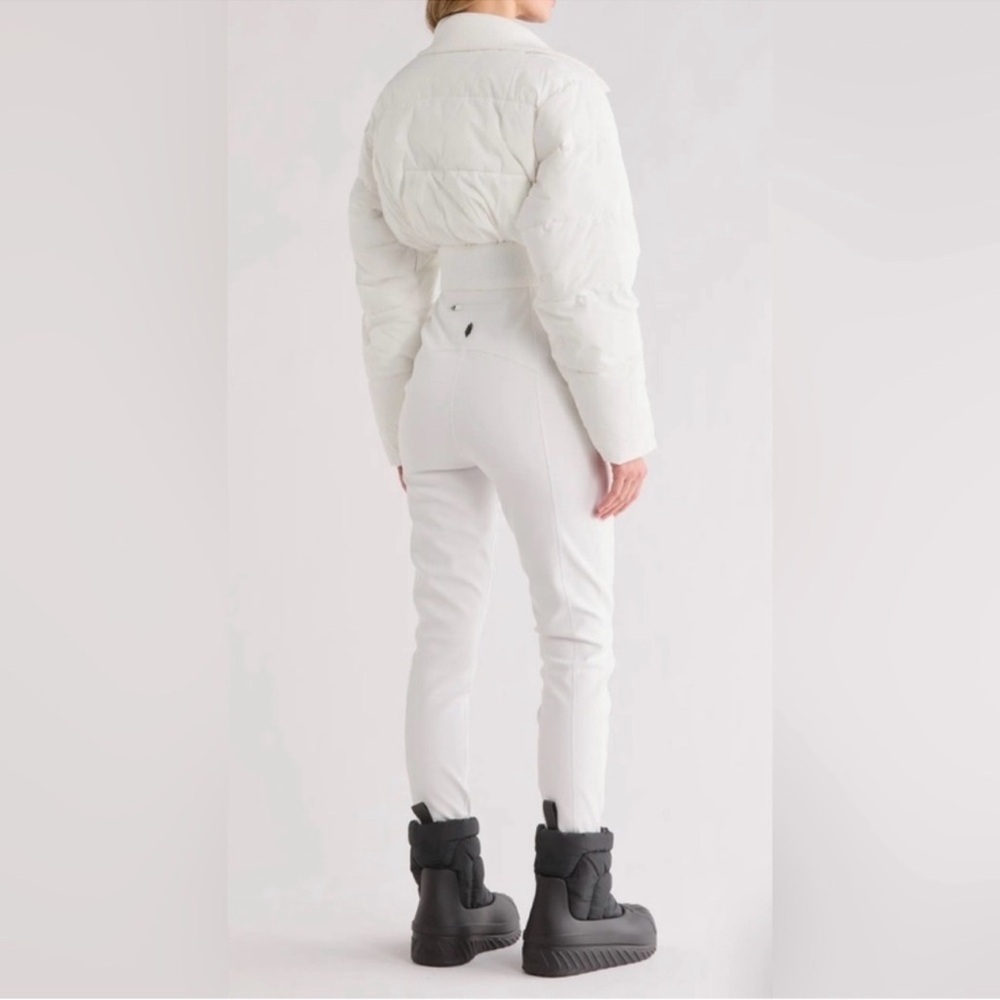 FP Movement Free People Downhill Diva Snowsuit Suit WHITE - Picture 3 of 7